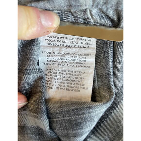 Mens Wrangler Outdoor Button Down Casual LongSleeve Gray Vents Quick Dry Size XL - Picture 7 of 9